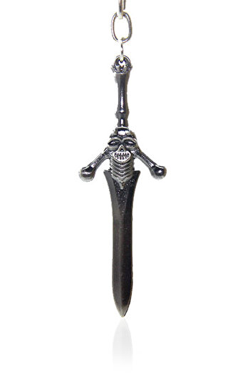 Bounty Jkl814 Crossfire Skull Blade Keychain