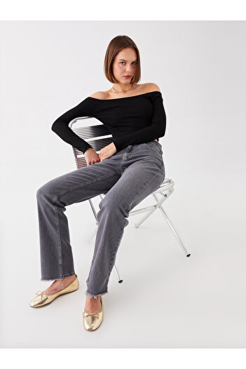 LC Waikiki Női Straight Fit Jean nadrág