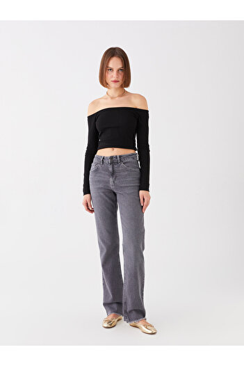 LC Waikiki Női Straight Fit Jean nadrág