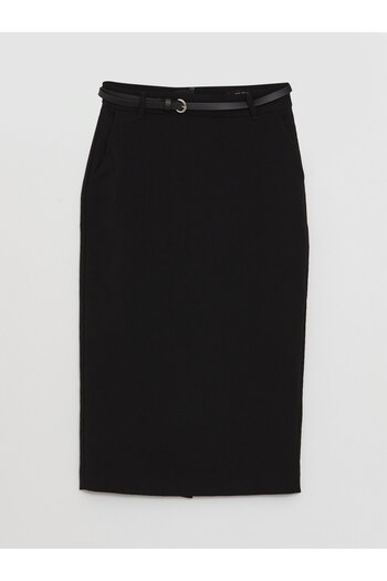 LC Waikiki Standard Fit Women's Skirt with Belted Waist
