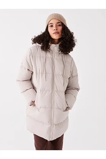 LC Waikiki Women's Puffer Hooded Coat