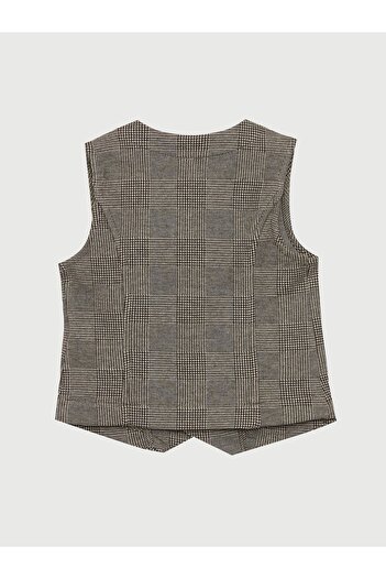 LC Waikiki V-Neck Patterned Baby Boy Vest