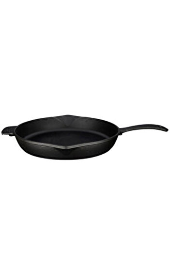 Lava Black Matte Round Frying Pan 34 cm