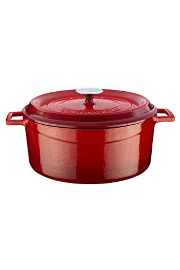 Lava ( 1 PC ) Lava Red Round Pot 28 cm