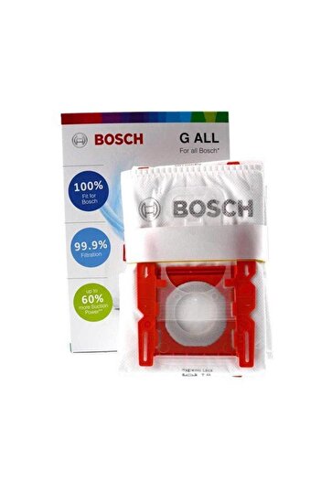 Bosch Κόκκινη τσάντα σκόνης για ηλεκτρική σκούπα G ALL Compatible
