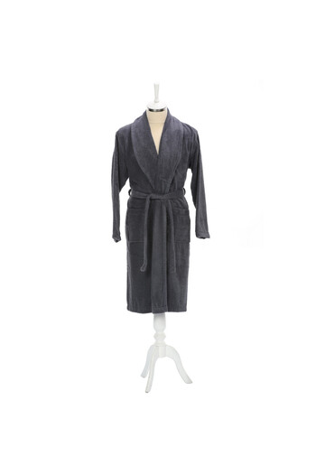 Özdilek Μπουρνούζι Colourist Shawl Collar Σκούρο Γκρι Μέγεθος S/m