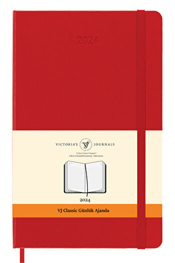 Victoria's Journals Classic 2024 Günlük Ajanda 13x21
