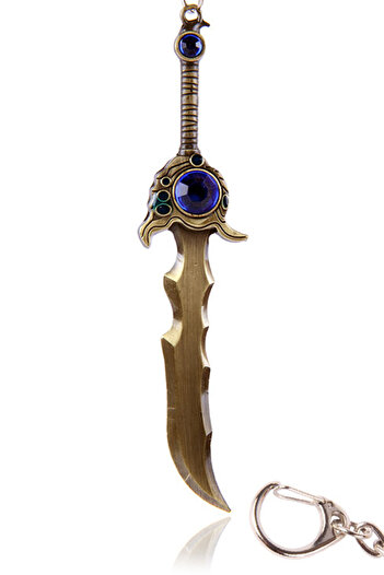 Bounty Lol Tryndamere the Barbarian King Demon Blade Keychain