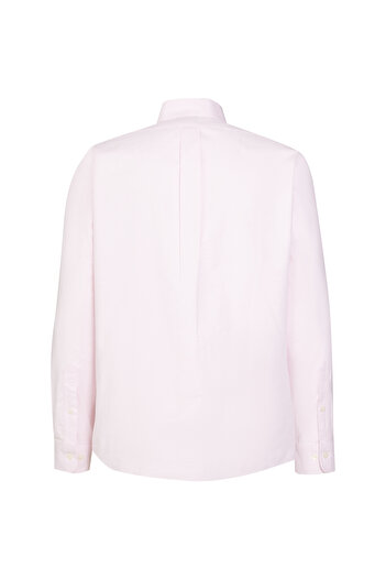 BROOKS BROTHERS Men's Light Pink Iron-Free Regular Fit Wide Cut Non-Iron Shirt