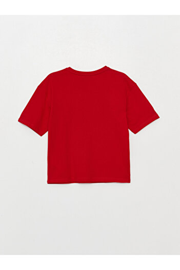 LC Waikiki Girl - Crew Neck Printed Short Sleeve T-Shirt