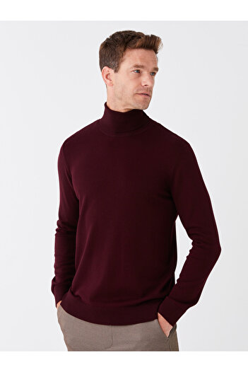 LC Waikiki Men's Knitwear Sweater - Turtleneck, Long Sleeve