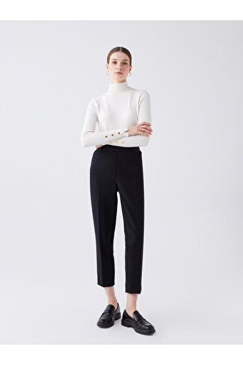 LC Waikiki Standard Fit Women's Trousers - Elastic Waist