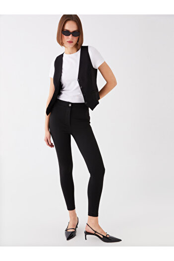 LC Waikiki Slim Fit Elastic Waist Women's Trousers