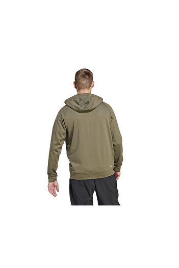 adidas Ανδρικό τζάκετ προπόνησης M Gg Bl Fz Hd IM1768 Χακί