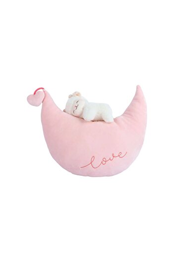 Miniso Kuzu Baa Serisi Beyaz Peluş Oyuncak - Uykucu