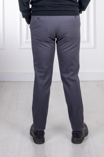 Sarar İnterview Sarar Dorlion Regular Fit Antrasit Koton Pantolon