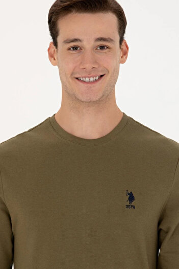 U.S. Polo Assn. ΒΑΣΗ. Polo Assn. Ανδρικό φούτερ με λαιμόκοψη G081GL082.000.1668658 TEKSPOR