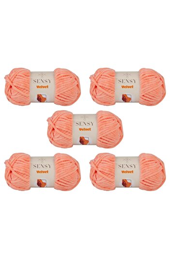 SENSY Velvet Кадифена нитка для в'язання 5 (п'ять) штук кадифеної нитки