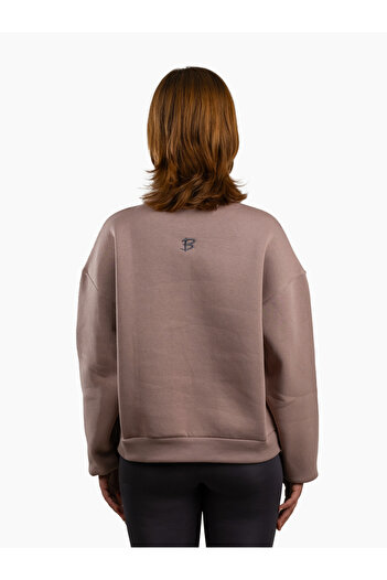 based on basics Oversize Kadın Sweatshirt