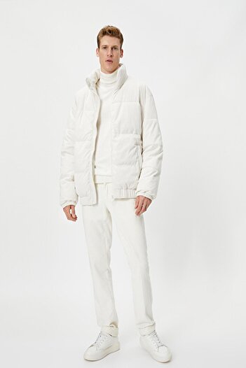 Koton Men's Ecru Jacket