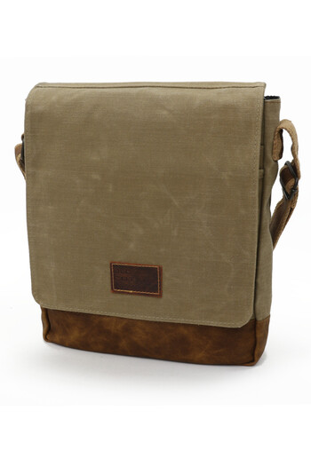 Old Cotton 7112 Western Waterproof Postman Shoulder Cross Strap School 14 inch Laptop tablet Bag