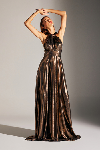 BETTY & SAM KATE MULTI WAY BRONZ VILLOGÁSÚ RUHA