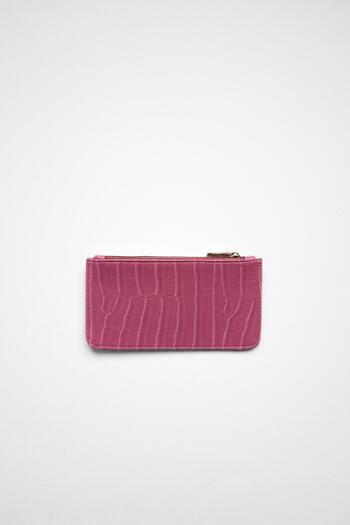 Yuka Atelier Nomu Card Holder Detailed Faux Leather Wallet