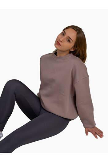 based on basics Oversize Kadın Sweatshirt