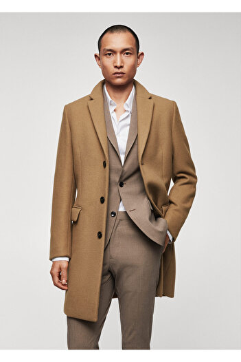 MANGO Man Men's Brown Coat27100126