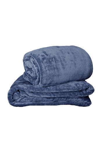 Lucy and Home BLUE WELSOFT BLANKET