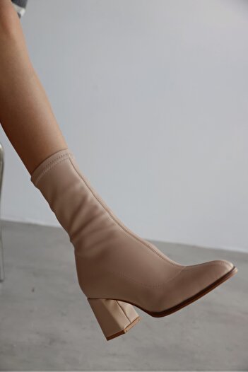 selinshoes Μποτάκια Stretch με κοντό τακούνι Pensa - ΜΠΕΖ