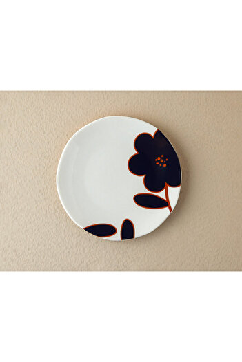 English Home White Bohemia Porcelain Cake Plate