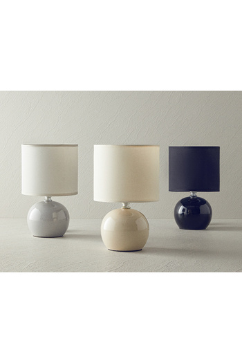 English Home Beige Color Pansy Porcelain Lampshade