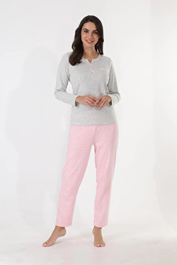 Etoile Cotton Long Sleeve Women's Pajama Set