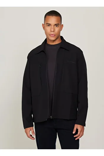 WRANGLER Regular Fit Men's Black Shirt W232237001 Long Sleeve Shirt