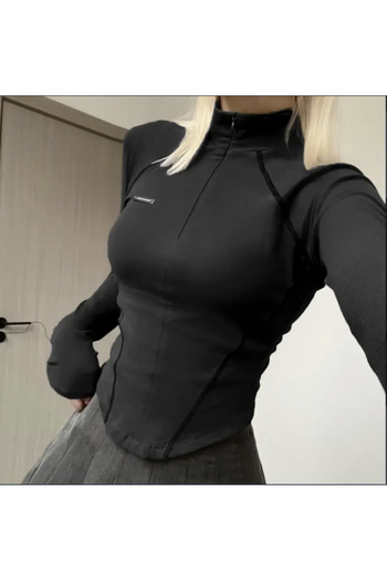 DEEFWEAR Y2k Streetwear μακρυμάνικο Crop Top