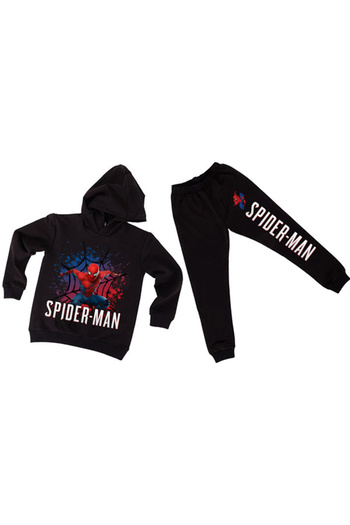 SPIDERMAN παιδικό σετ φόρμας βαμβακερό ύφασμα με κουκούλα