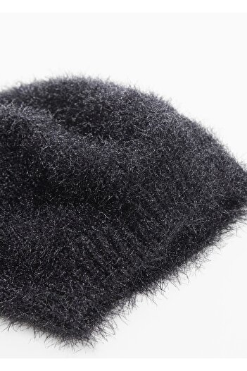 MANGO Woman Fur Look Beret