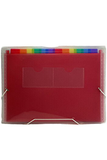 PERFECT 13 SECTIONS COLORED SPLITTER BELLOW FILE