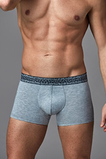 Dagi Gray Melange D5218 Compact Spider Boxer