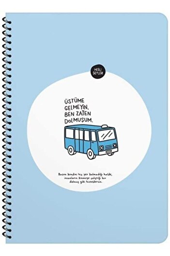 KESKİN COLOR Feeling Things Don't Overcome Me I'm Already Full - Checked Notebook