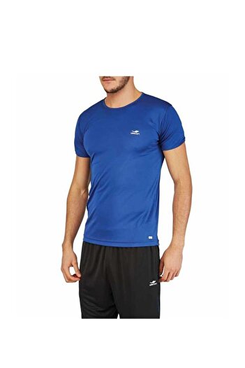 Lescon T-shirt Sıfır 0 Yaka Erkek Kısa Kol Tişört Indigo 16s-1220