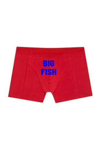 BoxerMasters Men's Boxers - Big Fish Printed