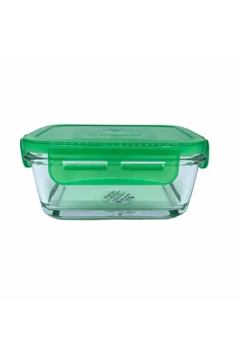 Paşabahçe Storage Container Rectangular Green Lid530093