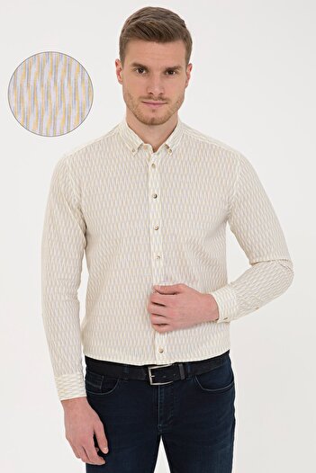 Pierre Cardin Жовтий Regular Fit Сорочка