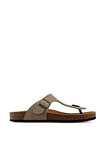 Ceyo Κρεμ ανδρικές παντόφλες 9910-m-camel-e