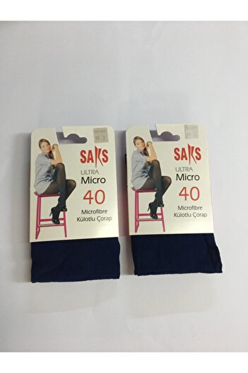 Penti Navy Blue Women's Micro 40 Den Pantyhose| Pack of 2