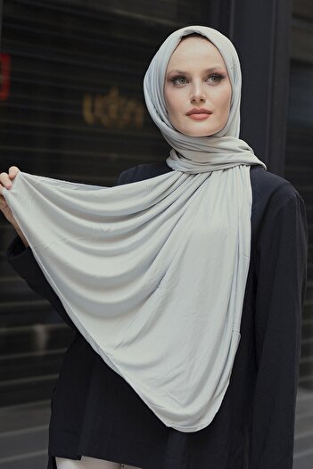 Stella Women's Combed Cotton Shawl Light Gray