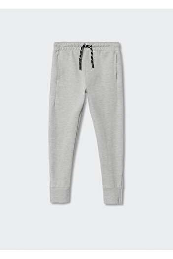 MANGO Kids Boy's Metal Gray Trousers