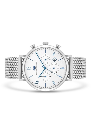 Rhodenwald & Söhne Chronograph Herren Chronograph silber Edelstahl silber